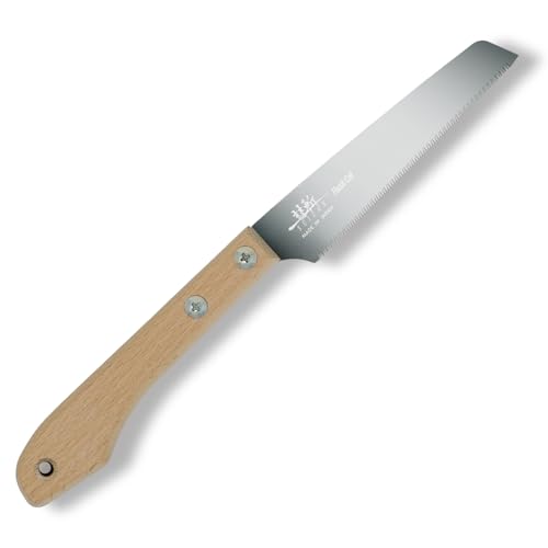 SUIZAN Small Hand Saw 5" Blade for Flush Cut - Japanese Pull saws - style: Hand Saw for Flush Cut