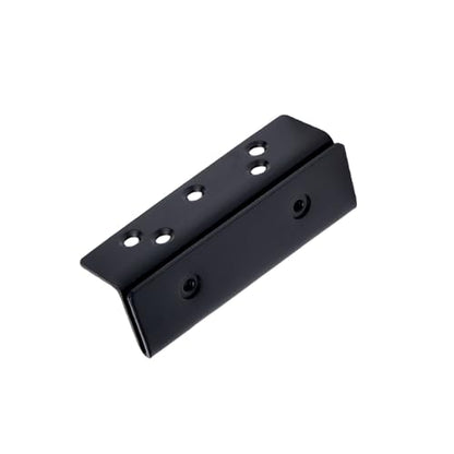Dnyta 2pcs Double Hook Slot Bracket Bed Frame Connectors Hardware, Black
