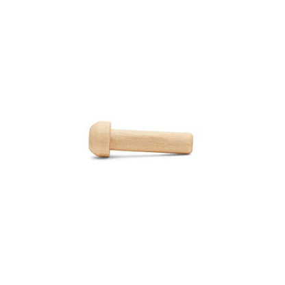 Wood Axle Pegs 1-1/16-inch, Pack of 25 Mini Wooden Pegs for Train Craft, Fits 1/4-inch Hole Wooden Wheels for Crafts, by Woodpeckers - size: 1-1/16 inch