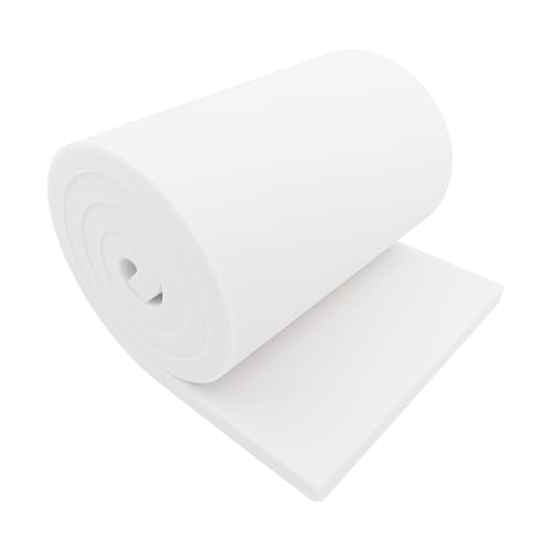 GoTo Foam 1" Height x 30" Width x 72" Length 36ILD (Semi-Firm) Upholstery Cushion Made in USA - color: Semi-Firm, size: 1x30x72