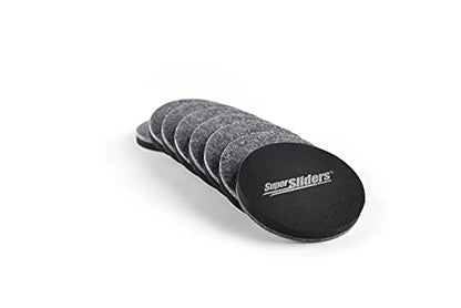 3.5" Reusable Felt Slider (16 PC) Bagged Gray - color: Grey, size: 16 Pack