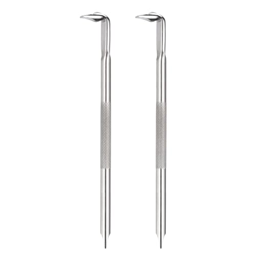 HARFINGTON 2PCS Offset Screwdriver SL6/SL6 Right Angle 90 Degree Screw Driver Double Ended L-type 5.91" Length Hand Tool for Repair, Silver - size: SL6/SL6, 5.91", style: L-type
