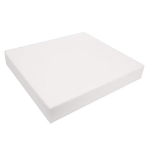 FOAMMA 2" x 20" x 22" Upholstery Foam Medium Density Foam (Chair Cushion Square Foam for Dinning Chairs, Wheelchair Seat Cushion Replacement) - size: 2" x 20" x 22"