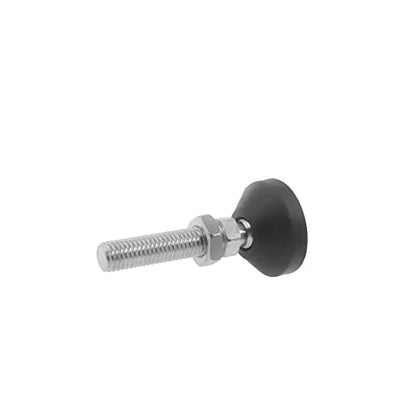4 PC Screw On Heavy Duty Leveling Feet M8 Threaded, Adjustable Furniture Levelers, Anti Skid Rubber Swivel Levelers for Desk Chair Cabinet Dresser Bench Workbench Machine Leg (D40xM10x50) - size: ['D40xM10x50mm']