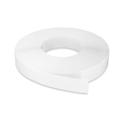 White Edge Banding 1 1/2 inch x 25 ft Melamine Iron On Adhesive Edging Cabinet Repair Laminate Shelf Board Countertop Furniture Strip Wood Veneer Tape Trim Peel Stick Cabinet Molding Vinyl PVC Iron - color: White, size: 1-1/2 in x 25 ft