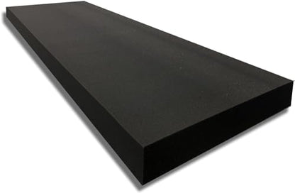 FoamTouch 1" Thick x 24" Wide x 84" Long Charcoal High Density Foam, Ideal for Foam Padding, Seat Replacement, Chair Cushion Replacement, Wheelchair Seat Cushion and More - size: 1" x 24" x 84"