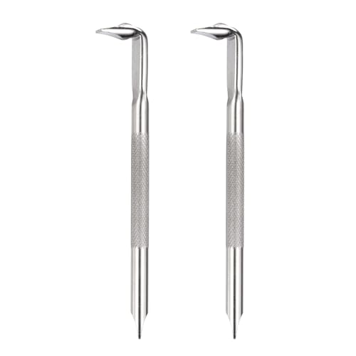 HARFINGTON 2PCS Offset Screwdriver SL6/SL6 Right Angle 90 Degree Screw Driver Double Ended L-type 4.13" Length Hand Tool for Repair, Silver - size: SL6/SL6, 4.13", style: L-type