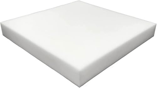 FoamRush 6" x 38" x 38" Upholstery Foam Cushion High Density (Chair Cushion Square Foam for Dinning Chairs, Wheelchair Seat Cushion Replacement)