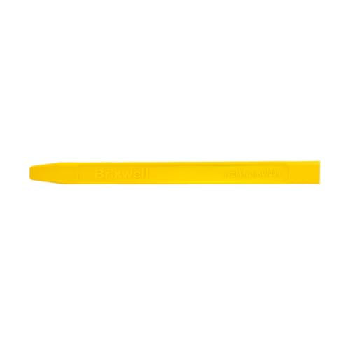 Chisel End Stick Tool, Plastic Construction, Yellow Finish, 7-7/8" Length, 5/8" Width, Non-Scratch Tool for Caulking, Sealant, Window Channels, Gaskets, Glazing, and Painting Applications - Pack of 5 - style: Chisel Stick