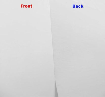 Mybecca Faux Leather Vinyl Fabric Color : White by The Yard - color: White, size: BY THE YARD