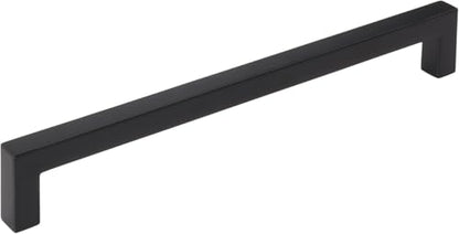 Amerock 7-9/16" Monument Matte Black Drawer Pull - color: Matte Black, size: 7-9/16 Inch (192 mm) Center-to-Center