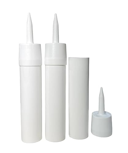 Reusable Empty Caulk Tube - REFILLABLE CAULKING Cartridge 10 oz. - 3 Pack - size: 10 Ounce