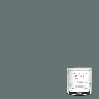 Magnolia Home by Joanna Gaines Chalk Style Paint, DUKE GRAY, 1 Quart - color: Duke Gray