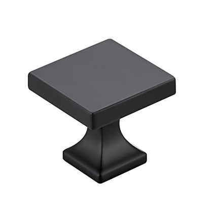 Ravinte Cabinet Knobs Matte Black Square Knobs for Cabinets and Drawers Cabinet Hardware Kitchen Cabinet Knobs 10 Pack - color: Matte Black