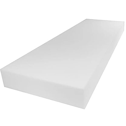 Mybecca Upholstery Foam Cushion Sheet High Density,2 H x 24 W x 72 L - color: White, style: 2x24x72