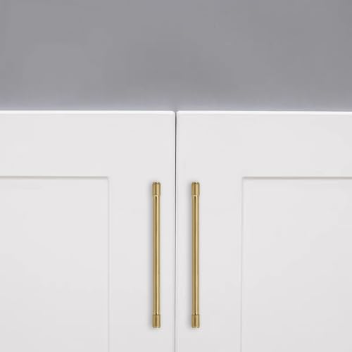 Solid Heavy Duty Jasper Pulls 10 Pack Champagne Bronze Cabinet Pulls 6 Inch Hole Centers for Kitchen Cupboard Handles Modern Drawer Pulls Bathroom Champagne Brass Cabinet Pulls - color: Champagne Bronze, size: 6 inch(152mm) Hole Center