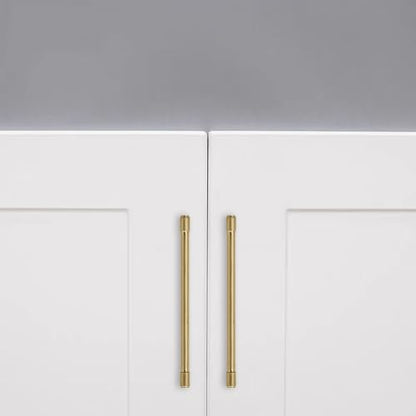 Solid Heavy Duty Jasper Pulls 5 Pack Champagne Bronze Cabinet Pulls 10 Inch Hole Centers for Kitchen Cupboard Handles Modern Drawer Pulls Bathroom Champagne Brass Cabinet Pulls - color: Champagne Bronze, size: 10 inch(256mm) Hole Center