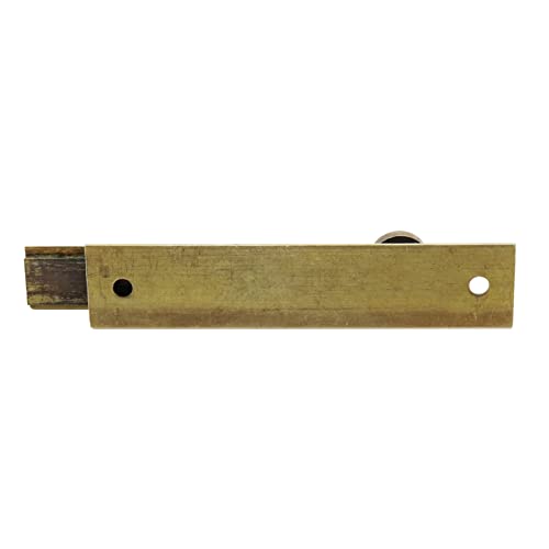 Bitray Solid Surface Bolt 3-inch Brass Antique Door Sliding Bolt - style: 1pcs/Bronze/3 inch