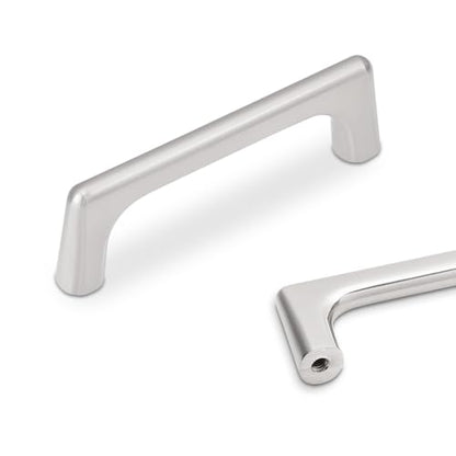 10 Pack 3 inch Brushed Satin Nickel Kitchen Cabinet Handles - color: Brushed Satin Nickel, size: 3 inch Hole Center