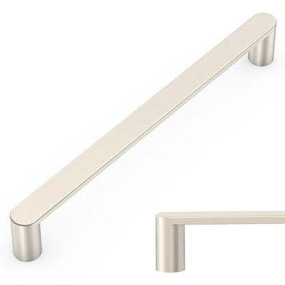 Amerdeco 10 Pack ZH0005BSN Brushed Satin Nickel Cabinet Pulls 10" - color: Brushed Satin Nickel, size: 10" hole center