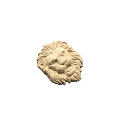 WoodUbend WUB1458 Pack of 5 Lions Appliques - Heat Bendable & Flexible Wood Onlays 4.7x3.5cm - DIY Craft, Furniture & Home Decor - Easy to Apply & Paint - Versatile, Reusable & Decorative Decals