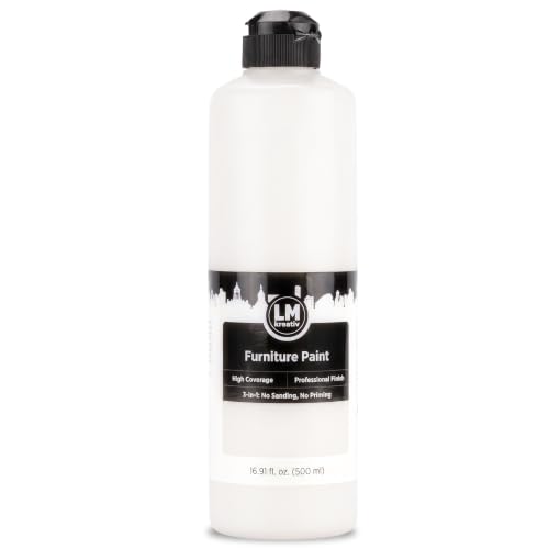 LM Furniture Paint 16,91 fl oz - Cashmere White - - color: Cashmere White, size: 16.91 Fl Oz (Pack of 1)