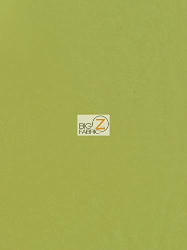 Microfiber Suede Upholstery Fabric DIY Jeans Shoes Couches Drapes Accessories(Celery, 1 Yard) - color: Celery, size: 1 Yard