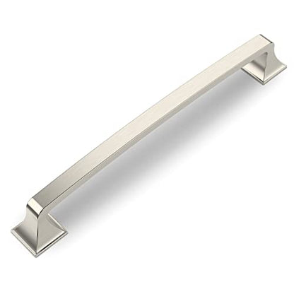 Amerdeco 10-Pack Brushed Satin Nickel Cabinet Hardware: 7 Inch(178mm) Hole Center Pulls for Bathroom, Kitchen & Dresser - color: Brushed Satin Nickel, size: 7" hole center