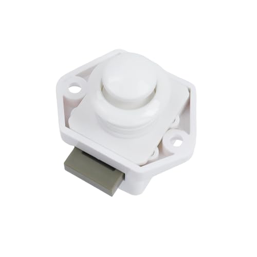 Push Button Latch Cupboard,5200-W 5Set White