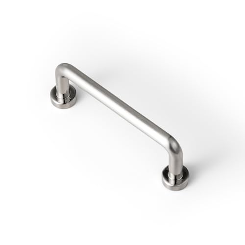 Goo-Ki 6 Pack 3" Center to Center Satin Nickel Modern Cabinet Pulls Solid Contemporary Home Improvement Hardware Drawer Pulls Zinc Alloy Kitchen Handles - color: Satin Nickel, size: 3'' Center to Center