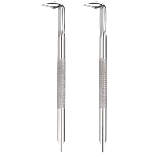 HARFINGTON 2PCS Offset Screwdriver SL6/SL6 Right Angle 90 Degree Screw Driver Double Ended L-type 4.72" Length Hand Tool for Repair, Silver - size: SL6/SL6, 4.72", style: L-type