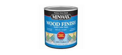 Minwax Wood Finish Water-Based Solid Color Stain, White Tint Base, 1 Quart