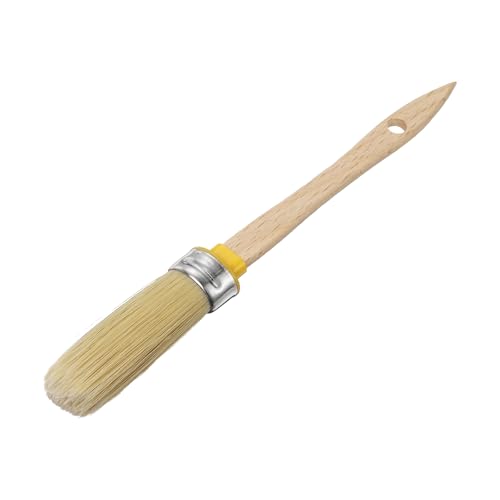 uxcell Wax Paint Brushes 2x0.7 Chalk Stencil Brush Oval PET Fiber Bristle - size: 2 x 0.7 Inch