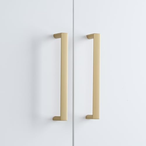 Champagne Bronze Kitchen Cabinet Pulls 6-1/4 Inch 10 Pack - color: Champagne Bronze, size: 6-1/4'' Hole Center(160mm)
