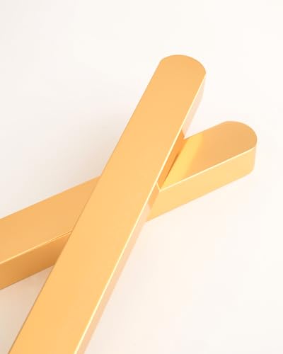 5 Pack Gold Modern Drawer Pulls Cupboard Handles 8.8 Inch(224mm) Hole Center Furniture Long Cabinet Handle Dresser Hardware - color: Gold-5 Pack, size: 8.8 Inch(224mm)
