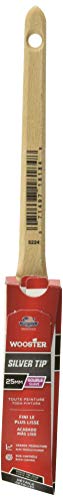 WOOSTER Brush 5224-1 SLV Tip Thin AS Brush, 1" (Pack of 6) - size: 1" (Pack of 6)