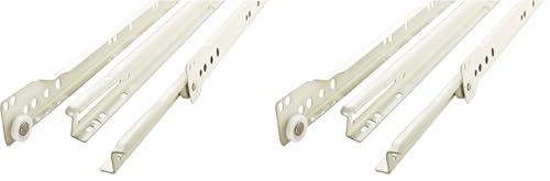 Liberty D68814C-W-TX 14-Inch Bottom Mount Drawer Slide, (Pack of 2) - size: 14 Inch (Pack of 2)