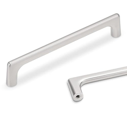10 Pack 5 inch Brushed Satin Nickel Kitchen Cabinet Handles - color: Brushed Satin Nickel, size: 5 inch Hole Center