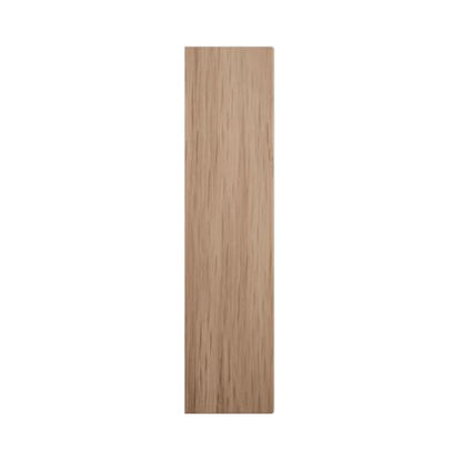 3 1/2" W x 3 1/2" H x 7/8" P Americraft Solid Hardwood Stain Grade Bullseye Rosette with Squared Edge, Red Oak - color: Red Oak, size: 3.5-in. W x 3.5-in. H