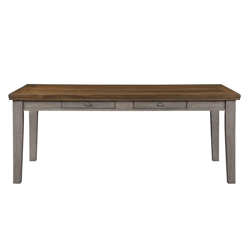 Dining Table Set with Chairs, Kitchen Dining Room Tables Chair,A151 - color: A10, Gray Wood
