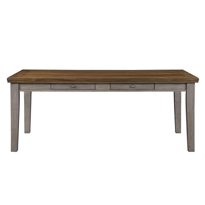 Dining Table Set with Chairs, Kitchen Dining Room Tables Chair,A151 - color: A10, Gray Wood
