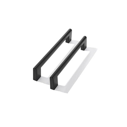10 Pack 3 Inch Hole Center Matte Black Cabinet pulls Heavy Duty Solid Hardware for bathrooms Dressing Tables cabinets and Kitchen cabinets. - color: Matte Black, size: 3 Inch Hole Center