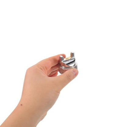 1 Set Spray Gun Air Cap, Needle, Fluid Nozzle Kit - 2.5mm Paint Sprayer Repair Parts for DIY Automotive Painting Projects - Alloy Fluid Tip Replacement - color: Silver