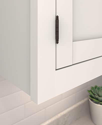 Amerock 3/4" Partial Wrap Oil-Rubbed Bronze Decorative Cabinet Hinge - color: Oil Rubbed Bronze