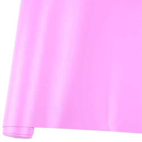 Ramya Smooth Solid Color Light Purple Faux Leather Sheets 1Rolls 12"x 53" (30cm x 135cm),Faux Leather is Great for Handmade DIY Craft Projects, Bows,Leather Earrings (Light Purple) - color: Light Purple