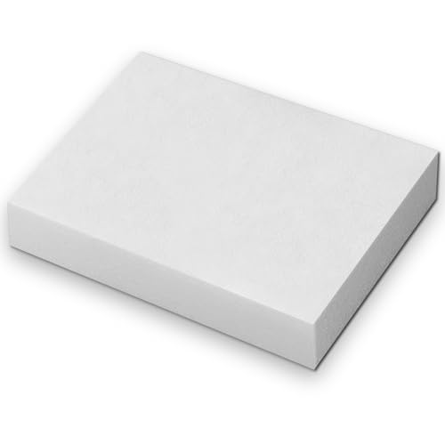 Polyurethane Foam Padding, 1 PCS 16 x 12 x 4 Inch White Soft Cuttable Packing Foam Inserts for Cases, Furniture, Automotive and Packaging - color: White, size: 16x12x4
