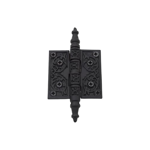 2.5" Victorian Style Steeple Tip Hinge in Cast Iron