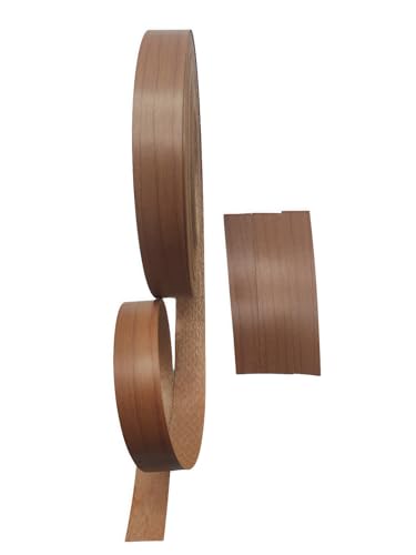 HGKJHFmelamine Edging Tape. pre Coated with hot melt Adhesive Flexible Veneer Edge Edging, Used for Cabinet and Furniture Maintenance (No13-Cherry Wood Color, 1.81cm*20ft) - color: No13-Cherry wood color, size: 1.81cm*20ft