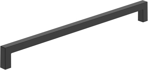 Amerock 10-1/16" Monument Matte Black Drawer Pull - color: Matte Black, size: 10-1/16 Inch (256 mm) Center-to-Center