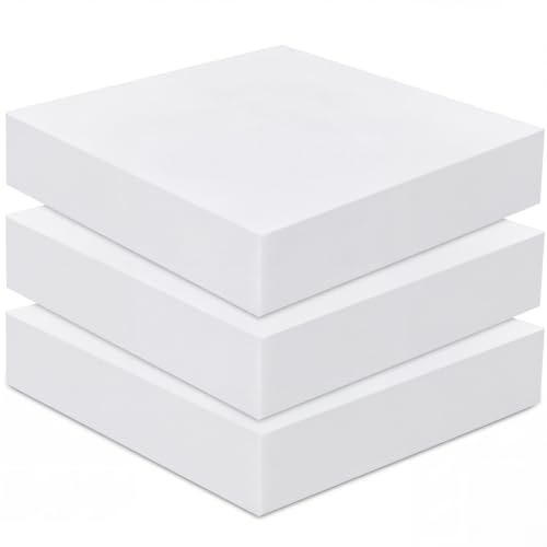 Frienda 3 Pack 4" x 25" x 25" Upholstery High Density Foam Cushion - size: 4 x 25 x 25 Inch